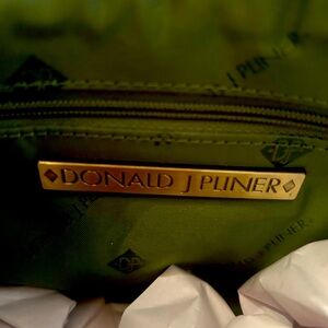 Donald J. Pliner Silver Clutch